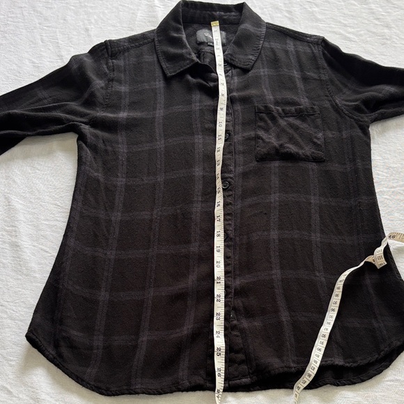 Rails Hunter Obsidian Dark Plaid Button Down Shirt - Picture 9 of 13